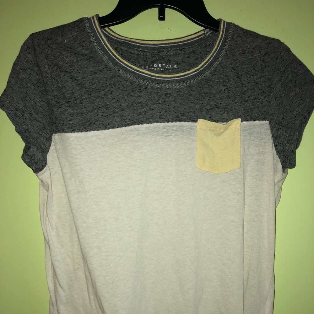 Aeropostale Cropped Tee with Pocket